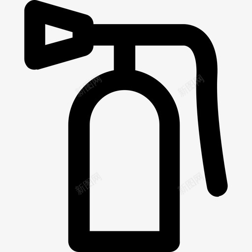 灭火器工业2号粗体圆形图标svg_新图网 https://ixintu.com 工业2号 灭火器 粗体圆形