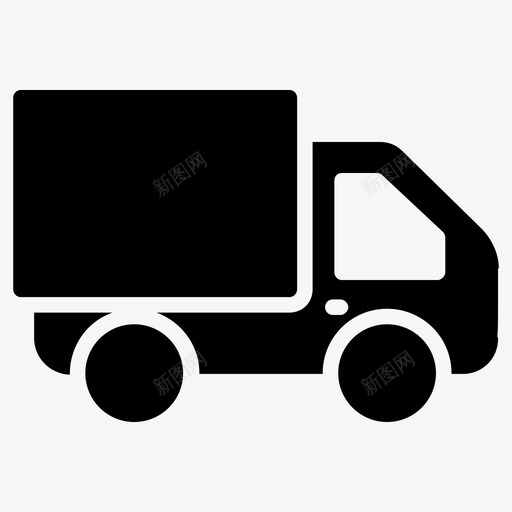 货运卡车工业卡车物流卡车图标svg_新图网 https://ixintu.com 工业卡车 拖车货车 物流卡车 货运卡车 货运货车 运输字形图标