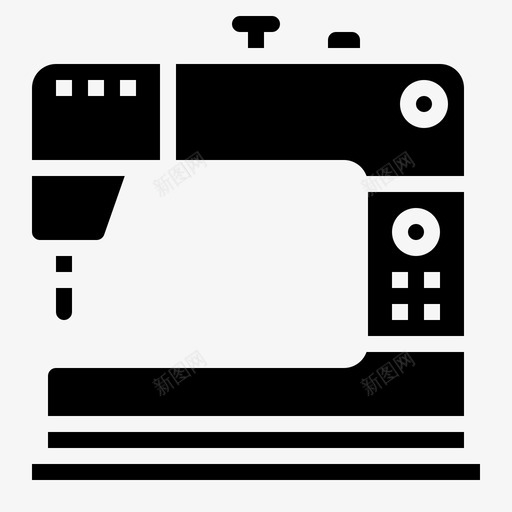 电器机器缝纫机图标svg_新图网 https://ixintu.com 机器 电器 电子设备 缝纫机 裁缝
