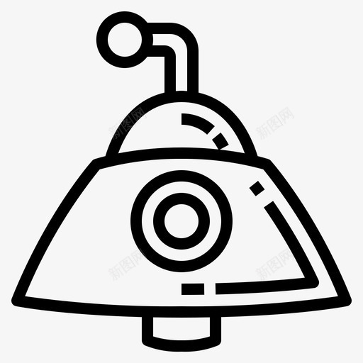 飞碟科幻太空图标svg_新图网 https://ixintu.com 外星人飞碟 太空 科幻 飞碟