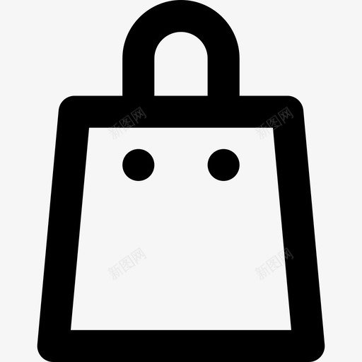 购物袋商务16直系图标svg_新图网 https://ixintu.com 商务16 直系 购物袋