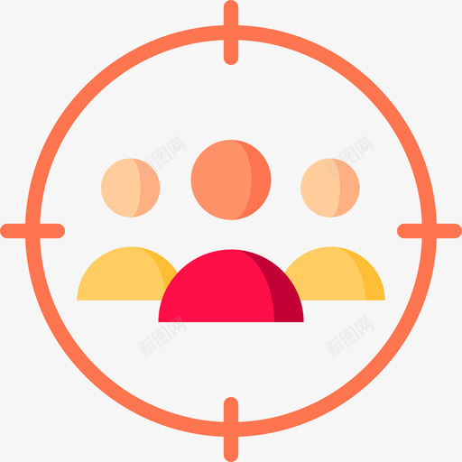 目标搜索引擎优化在线营销平面图标svg_新图网 https://ixintu.com 平面 搜索引擎优化在线营销 目标