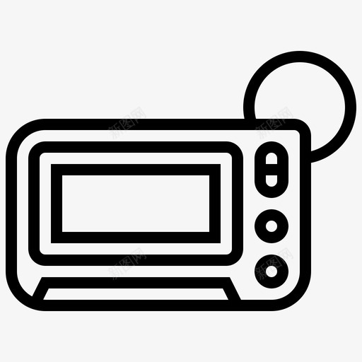 寻呼机信息电信图标svg_新图网 https://ixintu.com 信息 复归技术线 寻呼机 电信