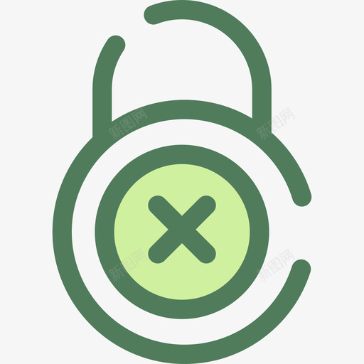 锁用户3绿色图标svg_新图网 https://ixintu.com 用户3 绿色 锁