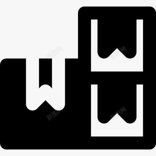 包裹交付10实心图标svg_新图网 https://ixintu.com 交付10 包裹 实心
