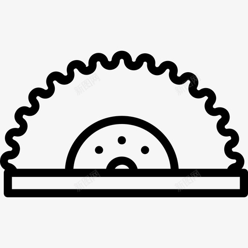 直线结构锯图标svg_新图网 https://ixintu.com 直线结构锯