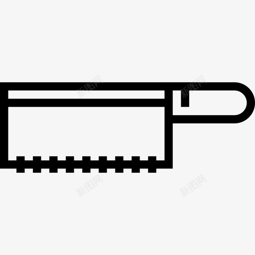 锯施工工具4线性图标svg_新图网 https://ixintu.com 施工工具4 线性 锯