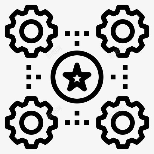 流程活动方法图标svg_新图网 https://ixintu.com 方法 活动 流程 系统 规则 设置 风险管理