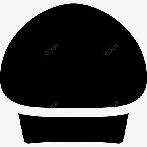 纸杯蛋糕甜点2填充图标svg_新图网 https://ixintu.com 填充 甜点2 纸杯蛋糕