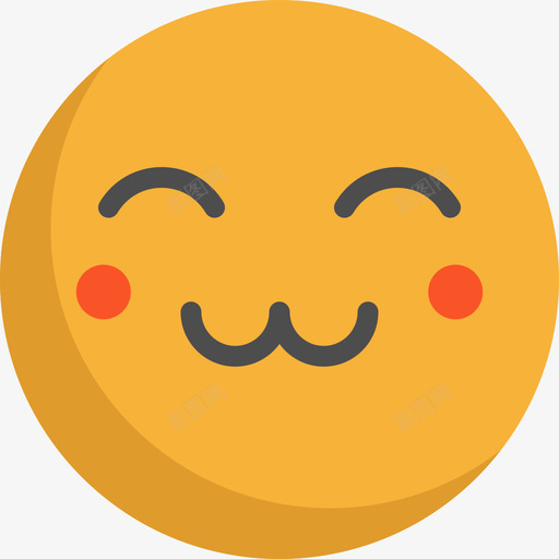 快乐表情2平淡图标svg_新图网 https://ixintu.com 平淡 快乐 表情2