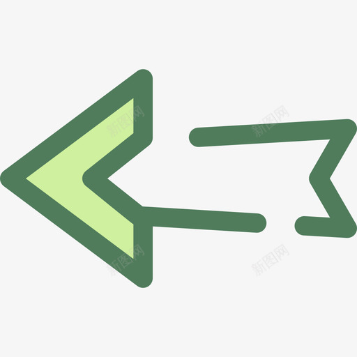 左箭头箭头8verde图标svg_新图网 https://ixintu.com verde 左箭头 箭头8