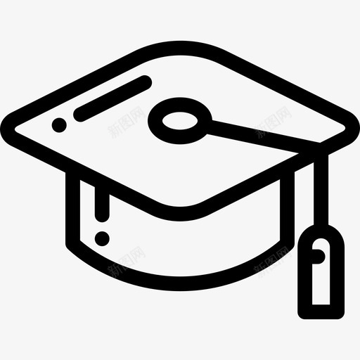 学士帽svg_新图网 https://ixintu.com 学士帽