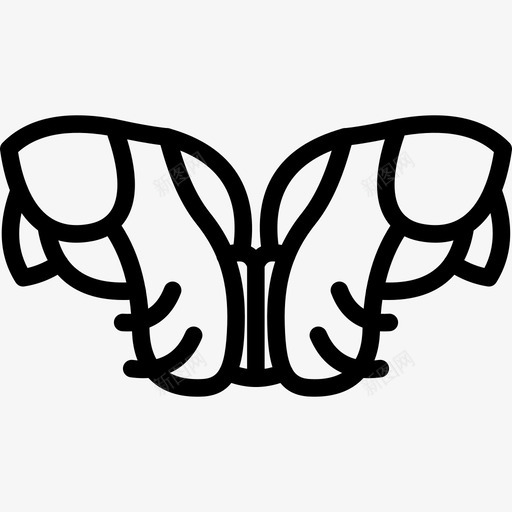 美式足球护肩配件美式足球图标svg_新图网 https://ixintu.com 美式足球 美式足球护肩 运动 运动配件 配件