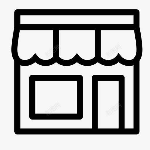 我的店铺svg_新图网 https://ixintu.com 我的店铺