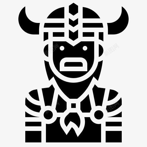 战士化身人图标svg_新图网 https://ixintu.com 人 化身 士兵 战士 维京人 维京人铭文