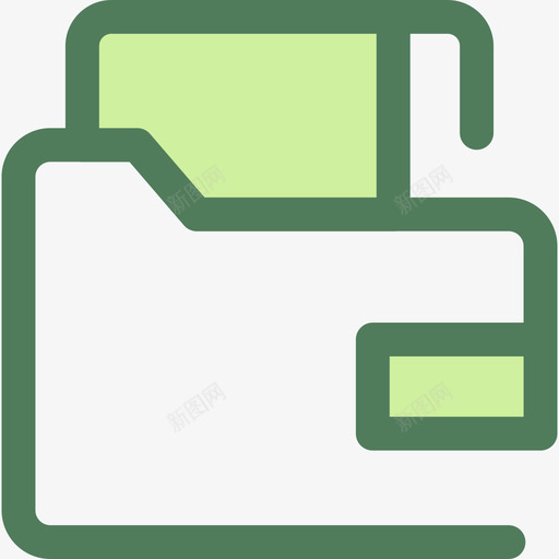 文件夹工作效率3verde图标svg_新图网 https://ixintu.com verde 工作效率3 文件夹