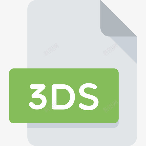 3ds文件8平面图标svg_新图网 https://ixintu.com 3ds 平面 文件8