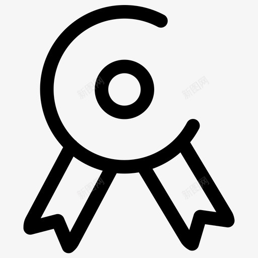 徽章成就奖项图标svg_新图网 https://ixintu.com 丝带 图书应用程序 奖章 奖项 徽章 成就