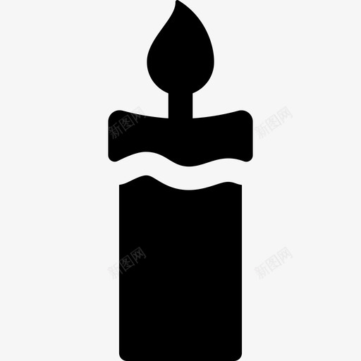 蜡烛感恩节7充满图标svg_新图网 https://ixintu.com 充满 感恩节7 蜡烛