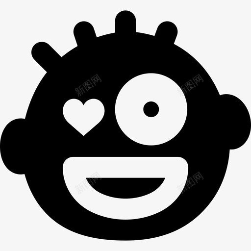 调情表情集3纯色图标svg_新图网 https://ixintu.com 纯色 表情集3 调情
