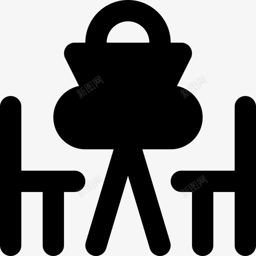 桌子室外7实心图标svg_新图网 https://ixintu.com 实心 室外7 桌子