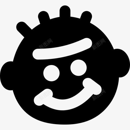厚脸皮表情符号集合3纯色图标svg_新图网 https://ixintu.com 厚脸皮 纯色 表情符号集合3