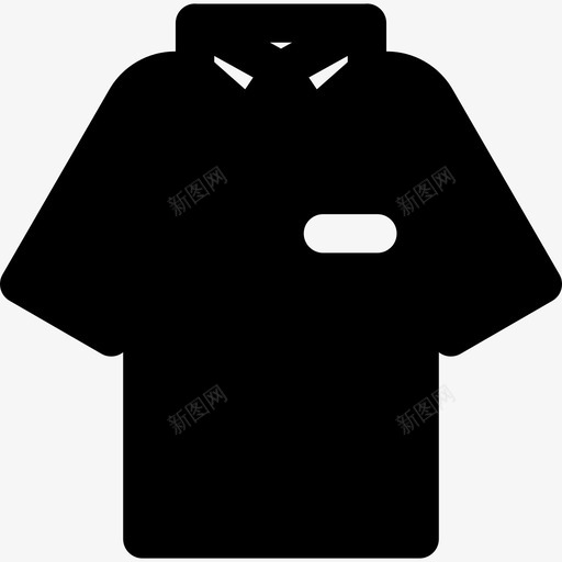 马球衫衣服15件填充物图标svg_新图网 https://ixintu.com 填充物 衣服15件 马球衫