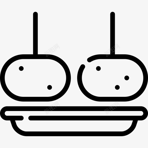 Croquette餐厅9直系图标svg_新图网 https://ixintu.com Croquette 直系 餐厅9