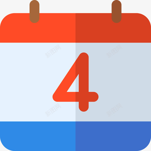 独立日美国3日平淡图标svg_新图网 https://ixintu.com 平淡 独立日 美国3日