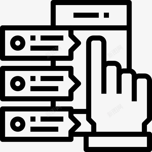 消息和聊天应用程序通信图标svg_新图网 https://ixintu.com 应用程序 数字通信 智能手机 消息和聊天 通信