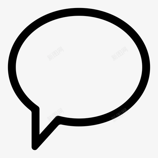 演讲泡泡气球交流图标svg_新图网 https://ixintu.com 交流 交谈 气球 演讲泡泡