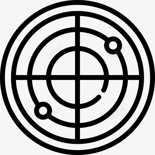 雷达宇宙19线性图标svg_新图网 https://ixintu.com 宇宙19 线性 雷达