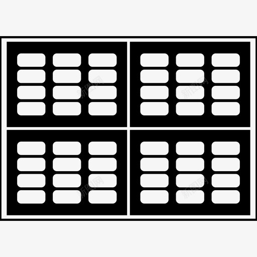 橱柜办公桌储藏室图标svg_新图网 https://ixintu.com 储藏室 办公桌 橱柜 衣柜