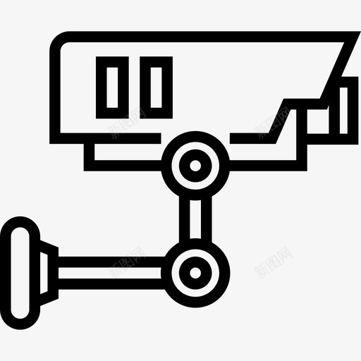 安全系统小工具4线性图标svg_新图网 https://ixintu.com 安全系统 小工具4 线性