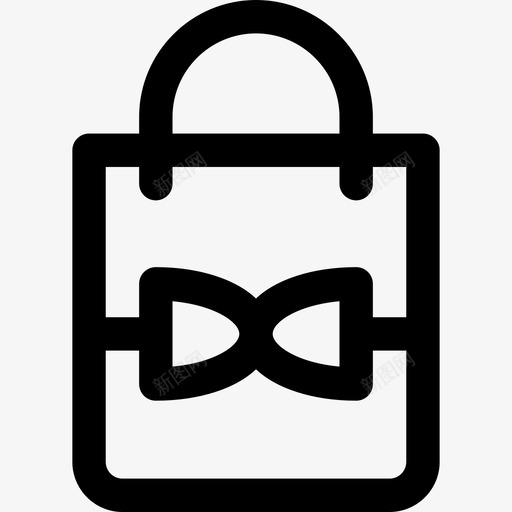购物袋生日4直系图标svg_新图网 https://ixintu.com 生日4 直系 购物袋