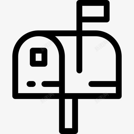 邮寄通信和媒体8直系图标svg_新图网 https://ixintu.com 直系 通信和媒体8 邮寄