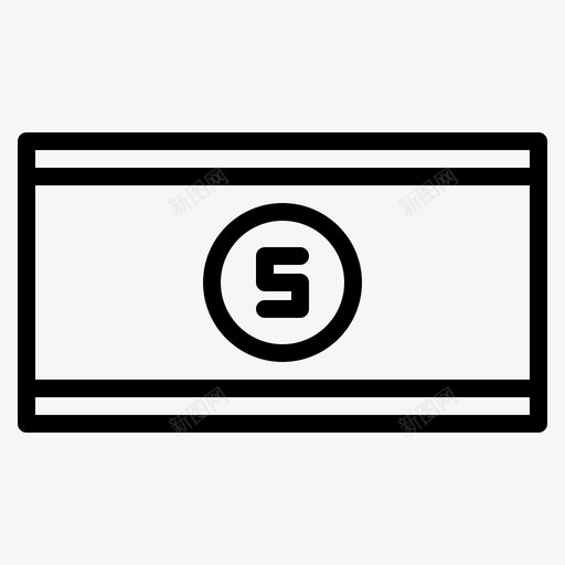 钱生意现金图标svg_新图网 https://ixintu.com 现金 生意 货币 钱