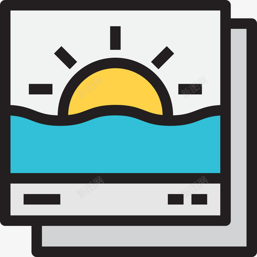 夏季2线性颜色图标svg_新图网 https://ixintu.com 图片 夏季2 线性颜色