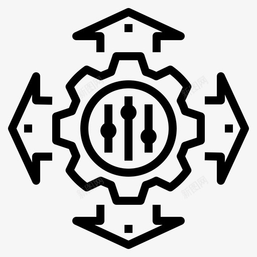 控制指导管理图标svg_新图网 https://ixintu.com 指导 控制 操作 管理 系统 风险管理