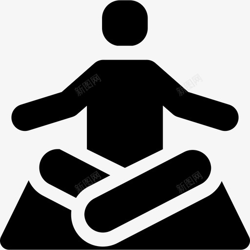 荷花位健康和spa3填充图标svg_新图网 https://ixintu.com 健康和spa3 填充 荷花位