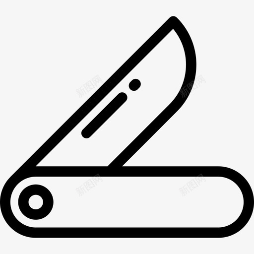 瑞士军刀时髦风格7直纹图标svg_新图网 https://ixintu.com 时髦风格7 瑞士军刀 直纹