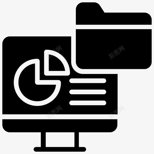 计算机文件夹文件存储统计数据图标svg_新图网 https://ixintu.com pc文件夹 数据组织字形图标 文件夹界面 文件存储 统计数据 计算机文件夹