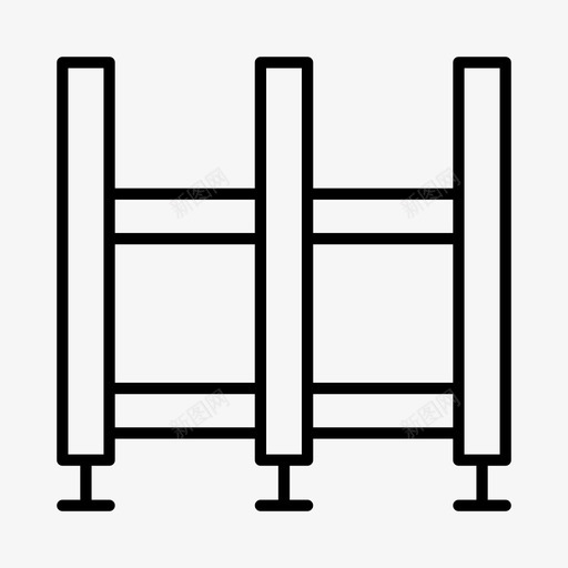 货架建筑工厂图标svg_新图网 https://ixintu.com 仓库 工业 工厂 建筑 货架