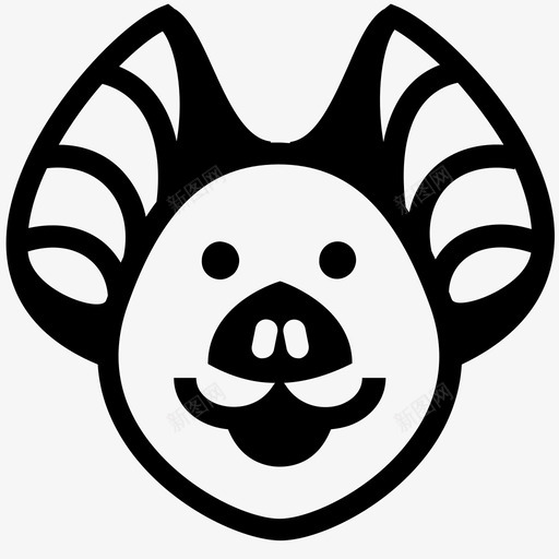 一张脸一只鸟一张脸图标svg_新图网 https://ixintu.com 一只鸟 一张脸 一张脸图标