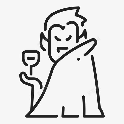 吸血鬼血邪恶图标svg_新图网 https://ixintu.com 万圣节 吸血鬼 恐怖 血 邪恶