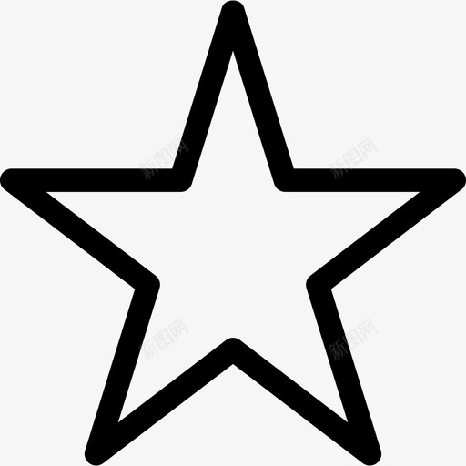 星形网络图标轮廓svg_新图网 https://ixintu.com 星形 网络图标 轮廓