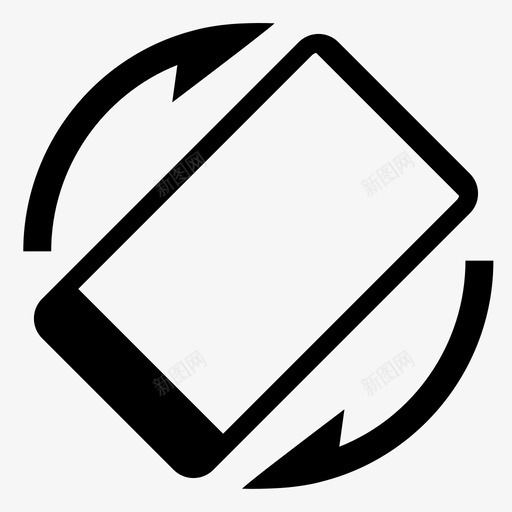 自动定位自动旋转横向图标svg_新图网 https://ixintu.com 横向 移动用户界面元素 纵向 自动定位 自动旋转 调整屏幕