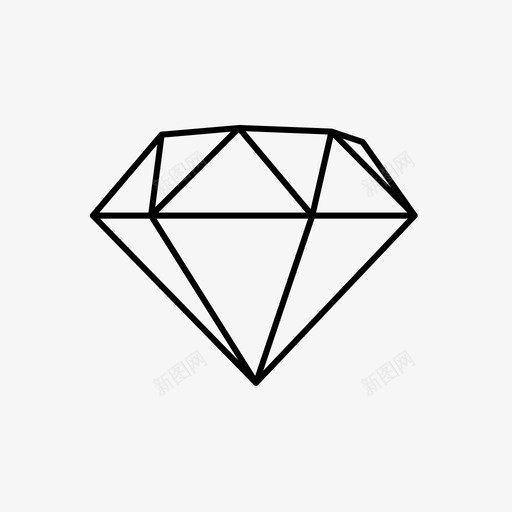 菱形水晶帧图标svg_新图网 https://ixintu.com 帧 旋转 水晶 菱形 菱形旋转动画帧