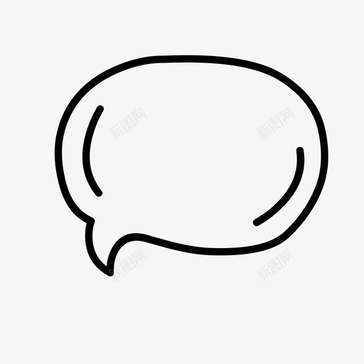 语音泡泡聊天交流图标svg_新图网 https://ixintu.com 交流 留言 聊天 讨论 语音泡泡
