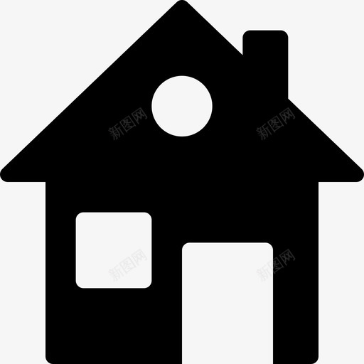 房子位置4已满图标svg_新图网 https://ixintu.com 位置4 已满 房子